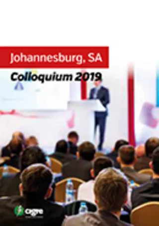 SC B4 Colloquium - Johannesburg 2019